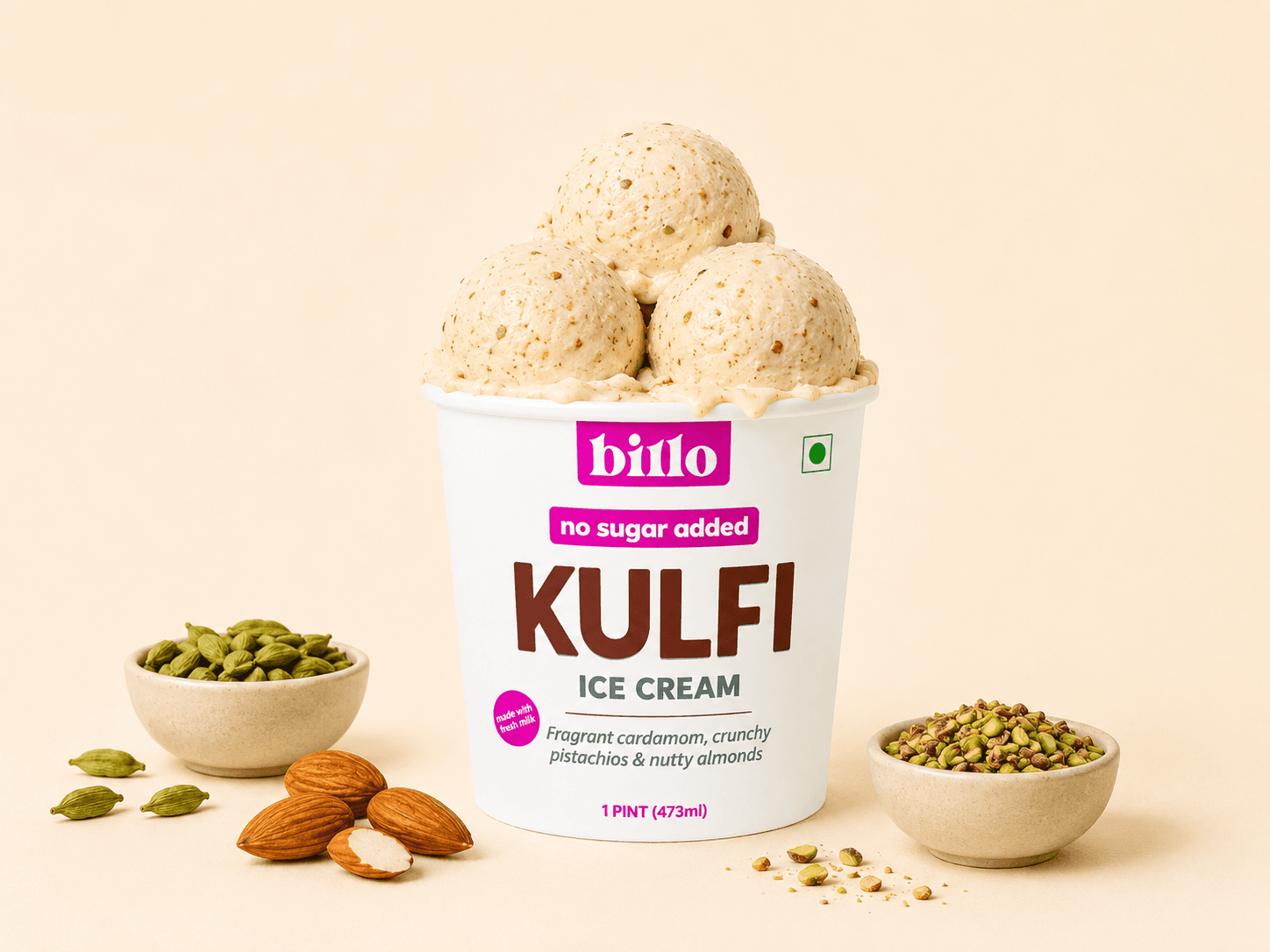 Kulfi, No Sugar